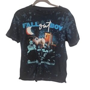 VintageFall Out‎ Boy Bleached Graphic T Shirt Men's XS
